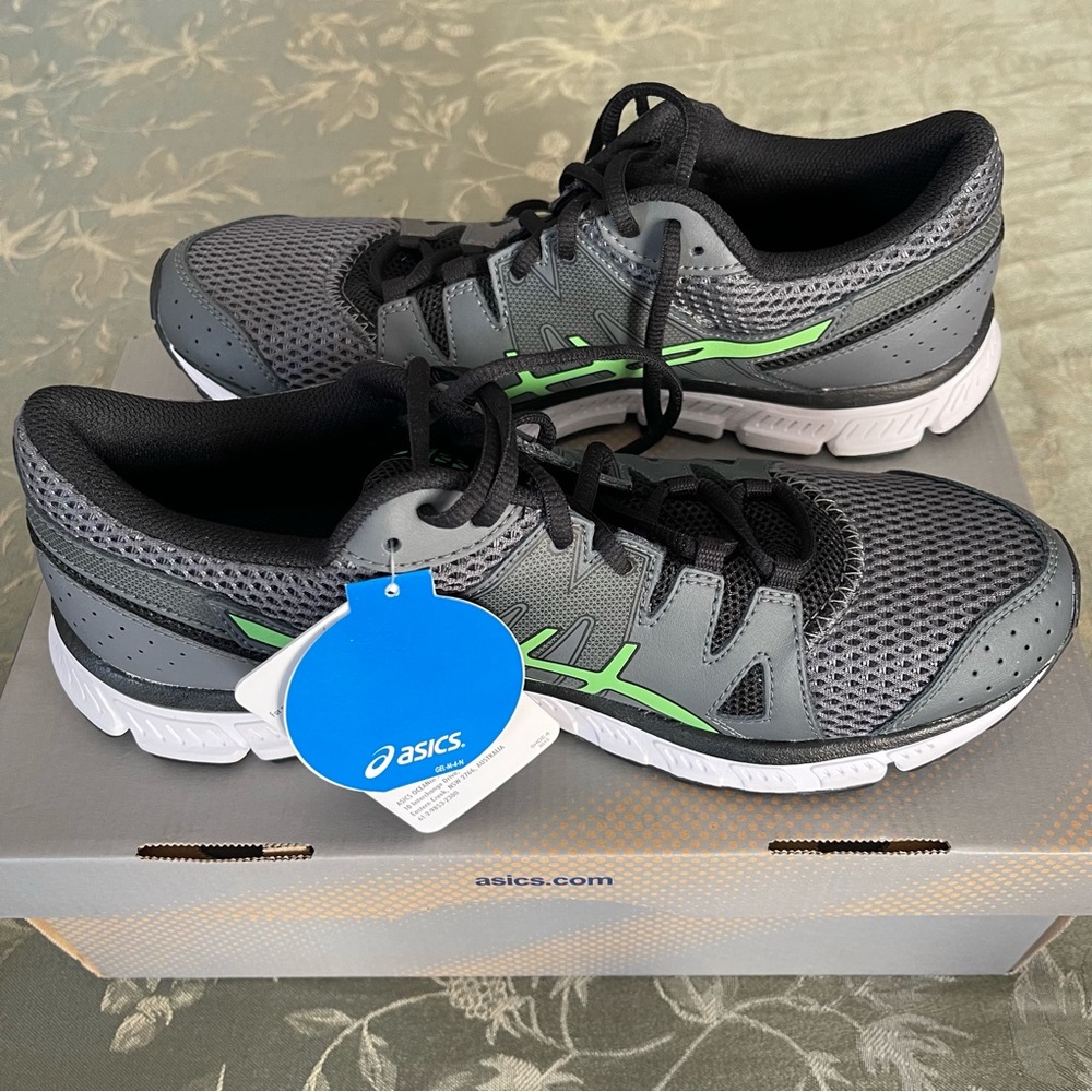 Oasics Gel-Unifire TR Althetic Shoe - Charcoal/Green/Black - Mens: 9